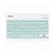 Teclado e Mouse Sem Fio Bluetooth Verde JP-T3000 Azul - Imagem 2