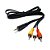 Cabo AV P2 4C x 3 RCA FY 1,5 Metros - Imagem 2