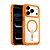 Capa Magsafe Transarente Iphone 17 Pro Gshield Wave GS-14258 Laranja - Imagem 1