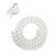 Organizador de Cabo Espiral Startools SR0526 Branco 1,5 Metros Com Aplicador - Imagem 1