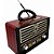Rádio Portátil Kapbom KA-3312 FM/AM/SW3/USB/SD Marrom e Preto - Imagem 2