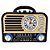 Rádio Portátil Kapbom KA-7839 FM/AM/SW/USB Marrom - Imagem 1