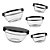 Kit 5 Potes de Vidro Nix Glass NX447 Preto - Imagem 2