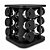 Porta Condimento Giratório Nix House 12 Potes Preto - Imagem 1