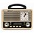 Rádio Portátil Kapbom KA-135B FM/USB/TF 5W Bege - Imagem 2
