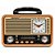 Rádio Portátil Kapbom KA-135B FM/USB/TF 5W Marrom - Imagem 1