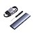 Case HD e SSD M2 FY FY-859 USB-C 3.1 Prata - Imagem 2