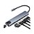 Adaptador Hub Tipo-C Exbom UDC-PHNR1008B 3.0 Usb/Tipo-C/RJ45/Hdmi - Imagem 1