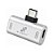 Adaptador Tipo-C x Tipo-C X-Cell XC-ADP-30 Prata - Imagem 1