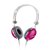 Headphone Multi Pop PH055 com Fio Rosa - Imagem 1