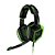 Headset Gamer Warrior PH224 7.1 Preto e Verde - Imagem 1