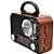 Rádio Grasep D-f8 3 Faixas Am/Fm 8w Marrom - Imagem 1