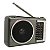 Rádio Portátil Livstar CNN-1394 AM/FM 3W Cinza - Imagem 6