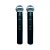Microfone UHF-302 MXT Duplo Sem Fio 54.1.120 - Imagem 2