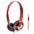 Headphone Knup Kp-393 com Fio Vermelho - Imagem 3