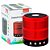 Midi Box Mini Speaker WS-887 Vermelha 5W - Imagem 1