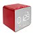 Rádio Relógio Caixa de Som Lelong LE-673 Vermelho - Imagem 8