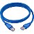 Cabo Rede Patch Cat5 X-Cell XC-CR-3M 3 Mts Azul - Imagem 1