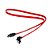 Cabo Dados Sata 50CM ST-01038 Vermelho - Imagem 2