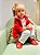 Casaco Infantil Soft Vermelho com Botões Amadeirados - Imagem 2