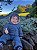 Macacão Soft Infantil Listrado Azul Marinho com Capuz - Imagem 2
