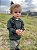 Jaqueta Corta Vento Infantil com Capuz Verde Militar - Imagem 2