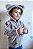 Casaco Infantil Pelúcia Teddy Cinza com Capuz - Imagem 1