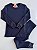 Conjunto Blusa e Calça Canelado Preto - Imagem 3