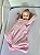Saco de Dormir Bebê Fleece Cor Rosa Claro Liso - Imagem 3