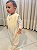 Saco de Dormir Infantil com Pezinho em Malha 100% Algodão Cor Off Liso Bordado Polvo - Imagem 4