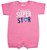 Macacão Bebê Curto Estampado Super Star - Imagem 1