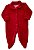 Macacão de Plush Vermelho com Bordado - Imagem 1