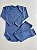 Conjunto Body e Calça Infantil Canelado Azul Petróleo - Imagem 3