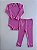 Conjunto Body e Calça Infantil Canelado Rosa Chicletes - Imagem 3