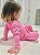 Conjunto Body e Calça Infantil Canelado Rosa Chicletes - Imagem 2