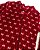 Macacão Bebê Plush com Zíper Lacinhos Vermelho - Imagem 1