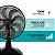 Ventilador Britânia Mesa Turbo Avte400 Maxx Force 2 Em 1 150w 8 Pás - Imagem 7