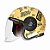 Capacete SMK Retro Jet Tracker Amarelo - Imagem 1