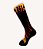 Meia Cano Alto - Flames Vintage Black - Imagem 3