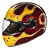 Capacete SMK Retro Fire Wine (GL347) - Imagem 1