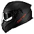 Capacete Race Tech Signal Monocolor Matt Black Escamoteável - Imagem 4