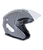 Capacete Gp Tech Cinza Metálico Com Óculos Solar Tam 61 - Imagem 2