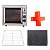 KIT Forno Elétrico Crystal Inox Advanced + Prateleira (Grade) Para Forno + Bandeja Especial para Salgado - Imagem 1