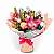 Buquê Encanto Rosé de Lírios & Rosas Importadas Premium - Imagem 1
