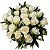 Buquê Especial 24 Rosas Brancas - Imagem 1