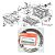Retentor Do Volante Motor Traseiro  Civic 2002 A 2015 CR-V - 2002-2012 Fit - 2007-2013 HR-V - 2016-2019 Accord 1995-2012 ( 04 E 06 cilindros) 80X98X10 - Imagem 1