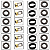 Kit de reparo para Bico injetor 17109448 17103007 17107267 17109826 17112979 6 PEÇAS - GM 3.1L 3.3L 3.4L V6 93-97 - Imagem 2
