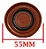 Diafragma 55mm Tampa Válvula Land Range Rover Evoque Discovery Sport  2015 a 2022 - LR030130 RP0339 - Imagem 2