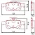 Pastilha Freio traseira Ford focus 1.6 16v/2.0 16v 2008-2015 volvo c30 2.0 16v/2.4 20v/2.5 20v 2006-2011 v40 2.0 16v/2.0 20v 2013-2020 s40 1.8 16v 1999-2004 citroen c5 2.0 16v 2008-2012 - HQF2263C - Imagem 5