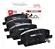 Pastilha de freio dianteira em ceramica  GM tracker 1.4 16v 2016-2019 - HQF2464AC - Imagem 4
